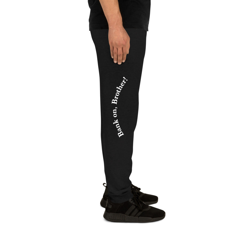 Bank on Brother and Lion Logo Jerzees 975MPR Unisex Joggers FreddytheBeard