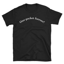 One-pocket forever front, Lion Logo on back Short-Sleeve Unisex T-Shirt